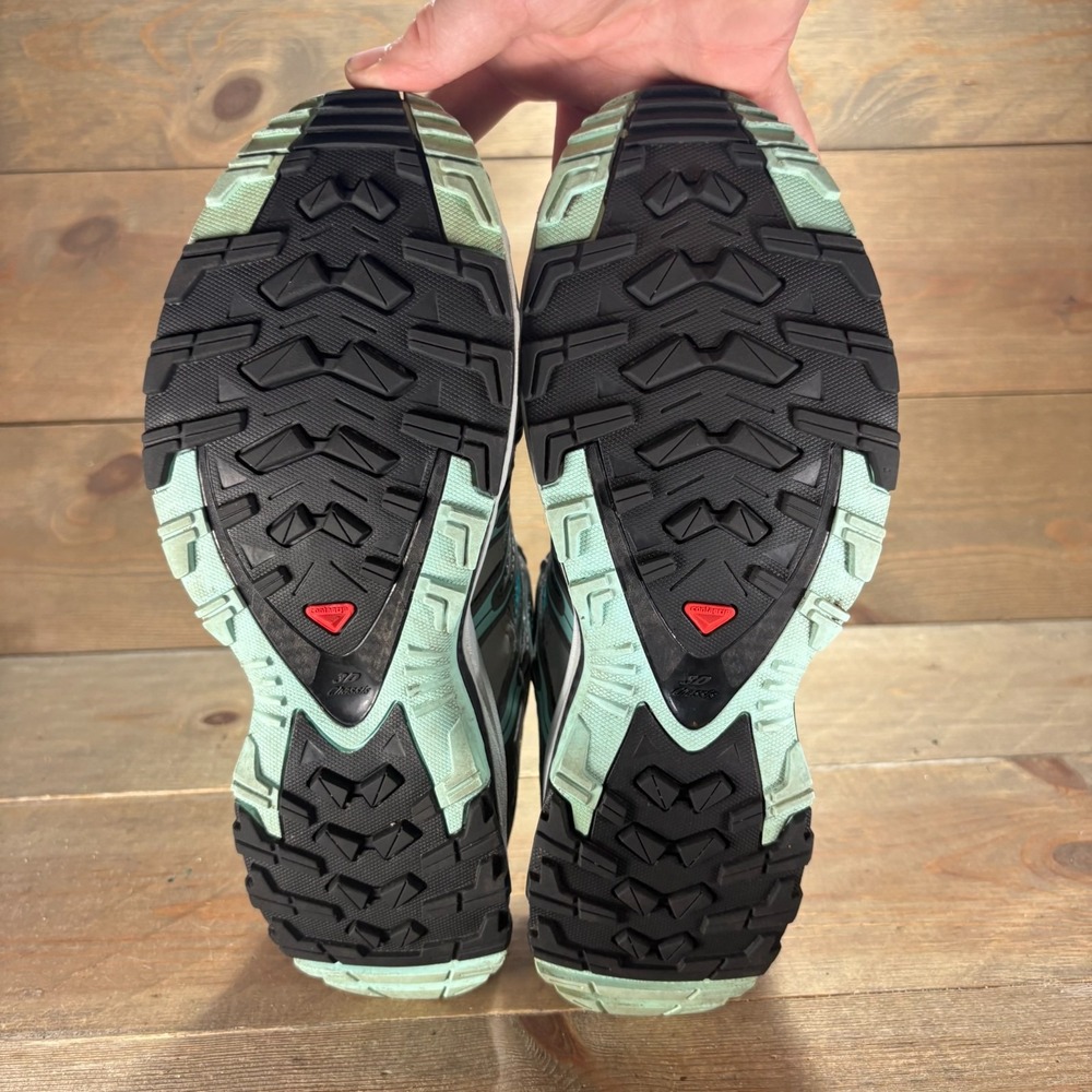 Salomon XA Pro 3D Womens size 8 shoes Gray Trail Running Hiking sneakers - Picture 7 of 9